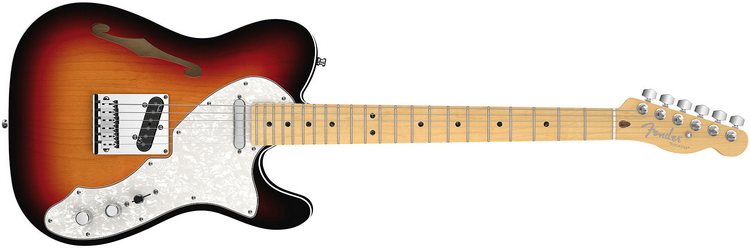 Электрогитара Fender American Deluxe Telecaster Thinline